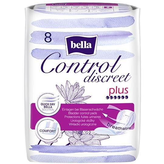 Прокладки урологічні Bella Control Discreet Plus, 8 штук