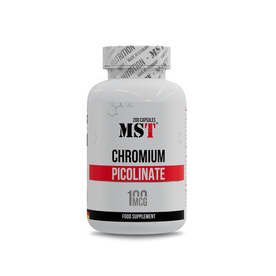 Хром піколінат MST Nutrition Chromium picolinate, 200 капсул