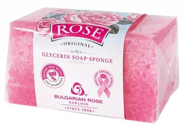 Мило-губка Bulgarian Rose Karlovo Rose Original гліцеринова, 70 г