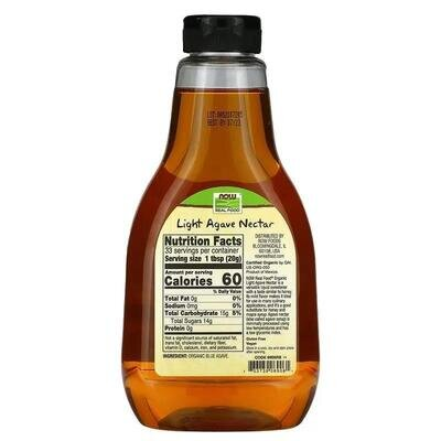 Агави нектар NOW Real Food Agave Nectar, 660 г