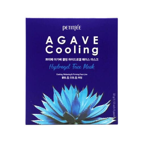 Маска для обличчя гідрогелева Petitfee Agave Cooling Hydrogel Face Mask Агава охолоджувальна 32 г, 5 шт