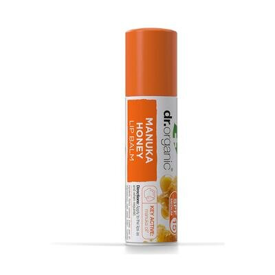Бальзам для губ Dr. Organic з медом манука, 5,7 мл