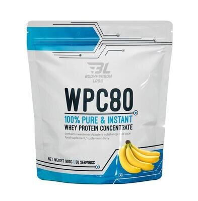 Протеїн Bodyperson Labs WPC80 банан, 900 г