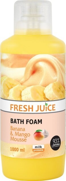 Піна для ванн Fresh Juice Banana & Mango mousse, 1000 л