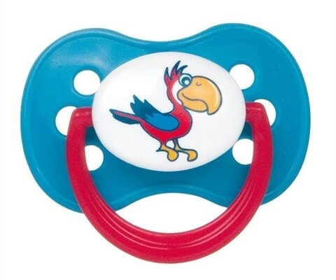 Пустушка латексна Canpol Babies 22/593 Animals кругла, 0-6 місяців, 1 шт