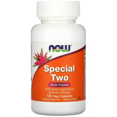 Мультивітаміни NOW Special Two вег. капсули №120