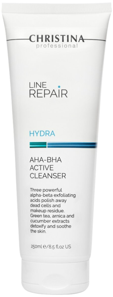Очищувач для обличчя Christina Line Repair Hydra з AHA-BHA кислотами, 250 мл