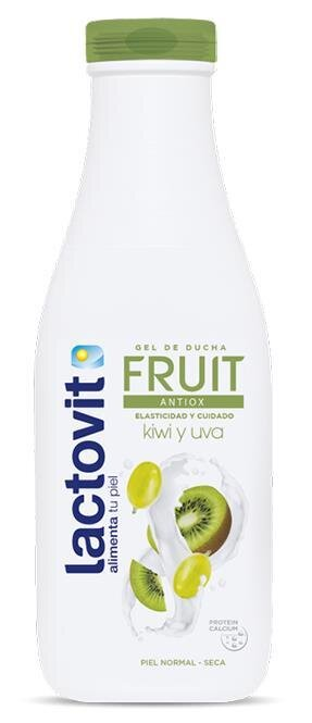 Гель для душу Lactovit Fruit Antiox фруктовий, 600 мл