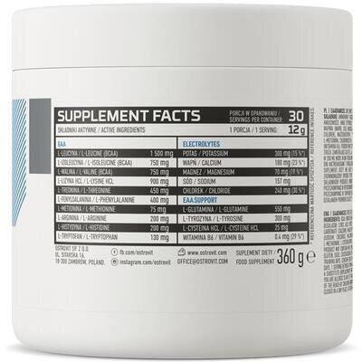 Амінокислоти OstroVit EAAdvanced зелене яблуко, 360 г