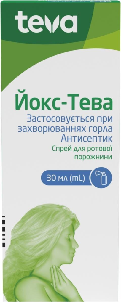 Йокс-Тева спрей д/рот. порож. по 30 мл у флак. з механ. розпил.