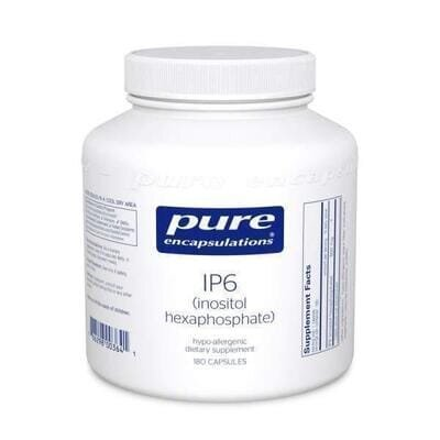 ІФ6 (інозитол гексафосфат) Pure Encapsulations IP6 (inositol hexaphosphate), 180 капсул