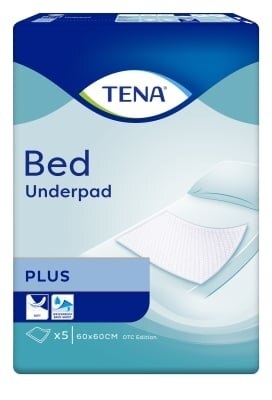 Пелюшки Tena Bed Plus одноразові поглинаючі 60 x 60 см, 5 шт