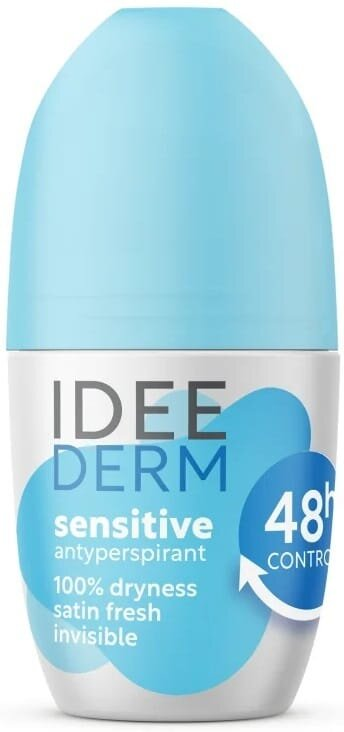 Дезодорант-антиперспірант кульковий Farmona Idee Derm 48h для чутливої шкіри, 50 мл