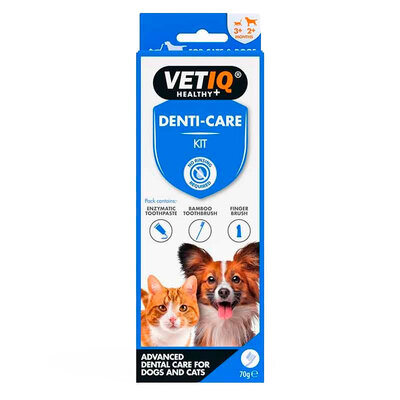 Набір VetIQ Denti-Care Kit для догляду за зубами собак та котів