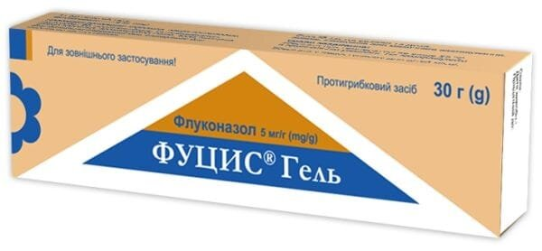 Фуцис гель 5 мг/г по 30 г у тубах
