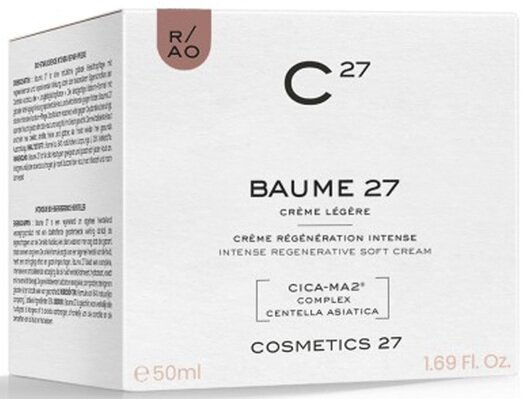 Біо крем для обличчя Cosmetics 27 Baume Creme Legere для інтенсивного відновлення шкіри, 50 мл