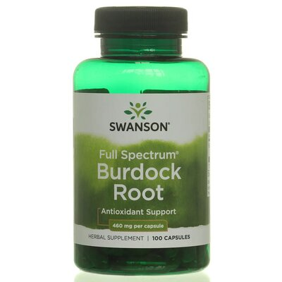 Лопуха коріння Swanson Burdock Root капсули по 460 мг №100