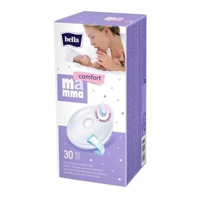 Вкладки лактаційні Bella Мamma comfort з липкою смужкою, 30 шт