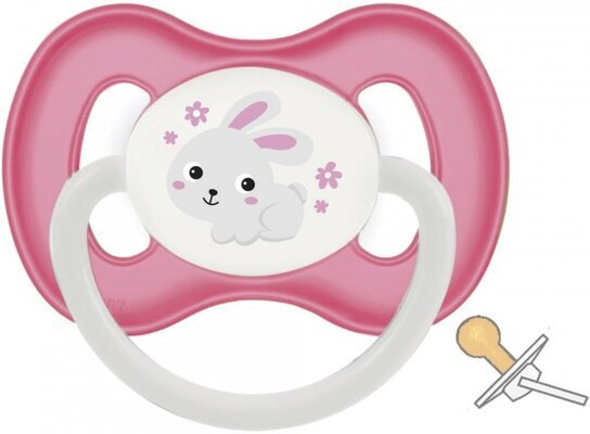 Пустушка латексна Canpol Babies 23/277_pin Bunny & Company кругла 0-6 місяців, 1 шт