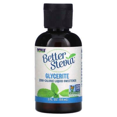 Стевія NOW Better Stevia гліцериновий екстракт, без смаку, 59 мл