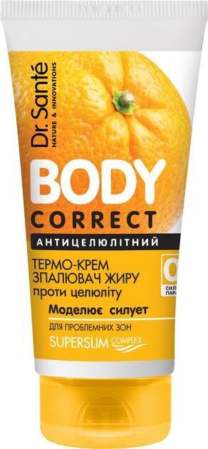 Термо-крем Dr.Sante Body Correct спалювач жиру, 150 мл