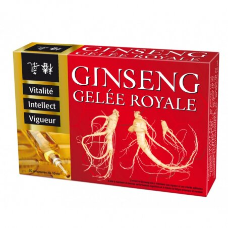 Женьшень з маточним молочком Nutri Expert Ginseng + Gelee Royale 20 ампул по 10 мл
