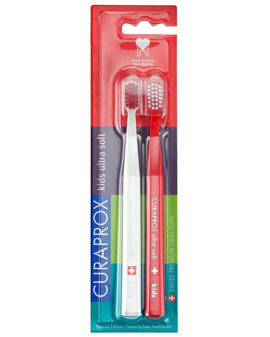 Набір зубих щіток дитячих Curaprox Kids Ultrasoft з 5 до 14 років, 2 штуки