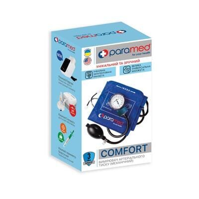 Тонометр Paramed Comfort механічний зі стетоскопом
