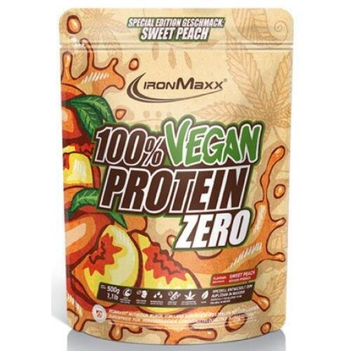 Протеїн IronMaxx 100% Vegan Protein Zero Персик, 500 г