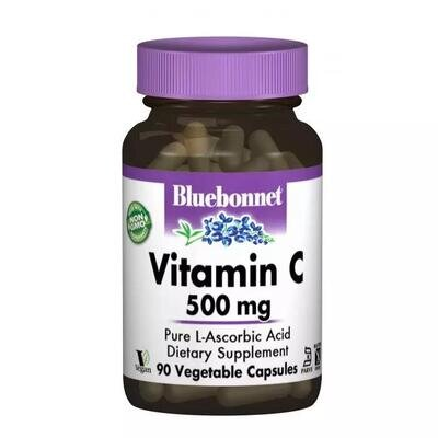 Вітамін С 500 мг Bluebonnet Nutrition капсули №90