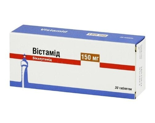 Вістамід таблетки, в/плів. обол. по 150 мг №30 (10х3)