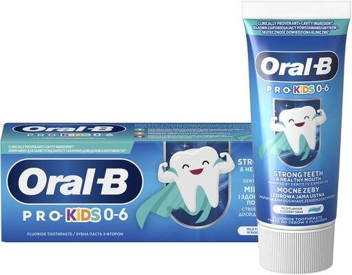 Зубна паста Oral-B Pro Kids Ніжний смак, від народження, 50 мл