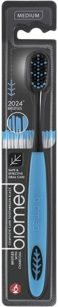 Зубна щітка Biomed Black Medium комплексна середньої жорсткості, 1 шт