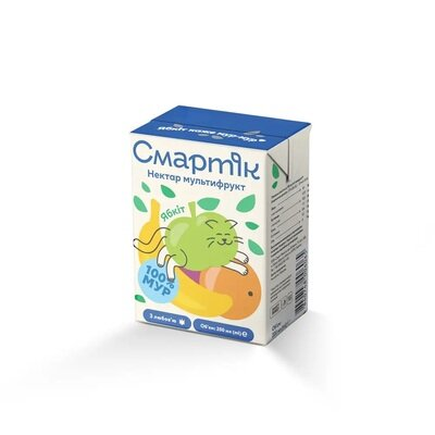 Нектар Смартік мультифрукт, 200 мл