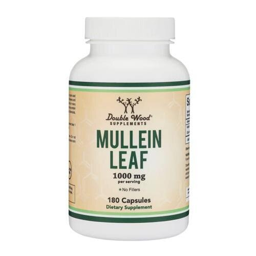 Коров'яка листя екстракт Double Wood Mullein Leaf Extract 1000 мг, 180 капсул