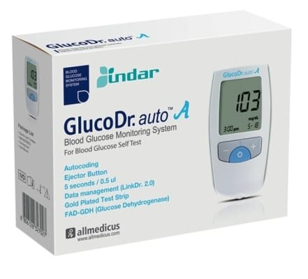 Тест-смужки GlucoDr. auto А AGM 4000 для глюкометра, 50 штук (2х25)