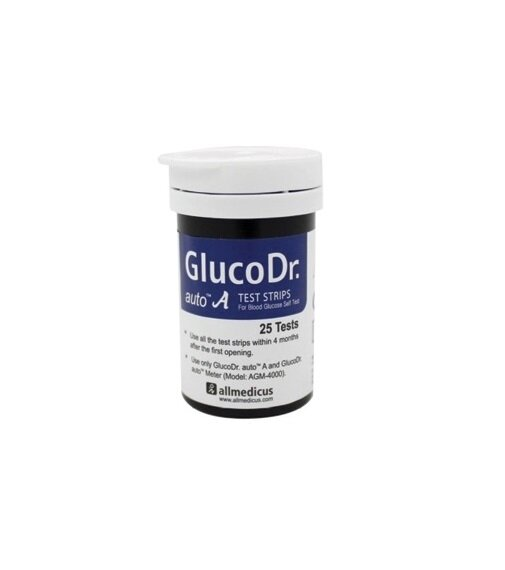Тест-смужки GlucoDr. auto А AGM 4000 для глюкометра, 50 штук (2х25)