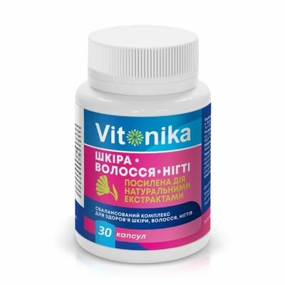 Шкіра, волосся, нігті Vitonika капсули №30