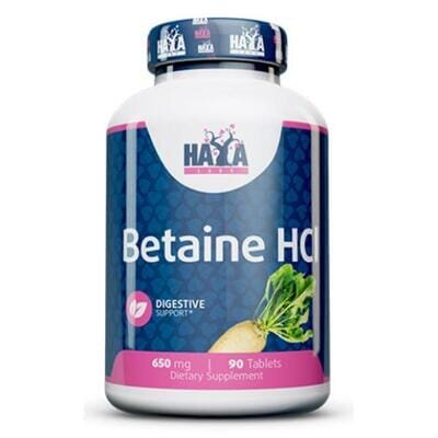 Бетаїн гідрохлорид Haya Labs Betaine HCl 650 мг таблетки №90