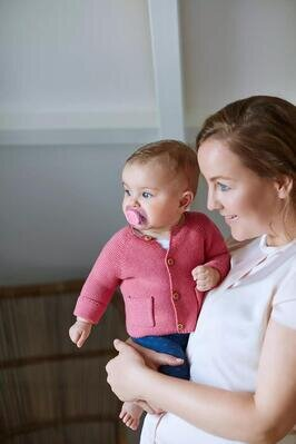 Пустушка силіконова Philips Avent Ultra Soft SCF223/02, 6-18 місяців, для дівчаток, 2 шт