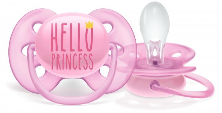 Пустушка силіконова Philips Avent Ultra Soft SCF223/02, 6-18 місяців, для дівчаток, 2 шт