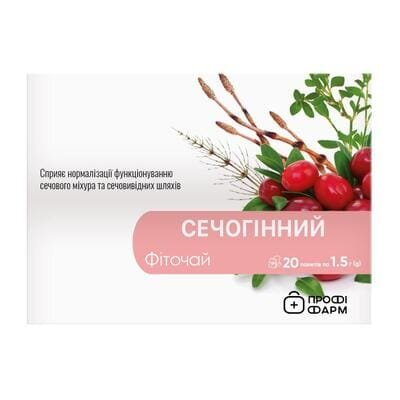 Фіточай Профі Фарм Сечогінний у фільтр-пакетах по 1,5 г №20