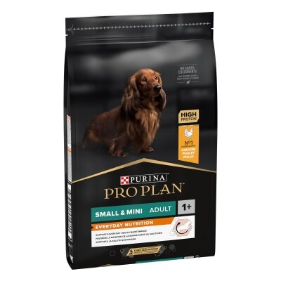 Корм сухий Purina Pro Plan Dog Small & Mini Adult з куркою і рисом, 7 кг