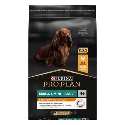 Корм сухий Purina Pro Plan Dog Small & Mini Adult з куркою і рисом, 7 кг