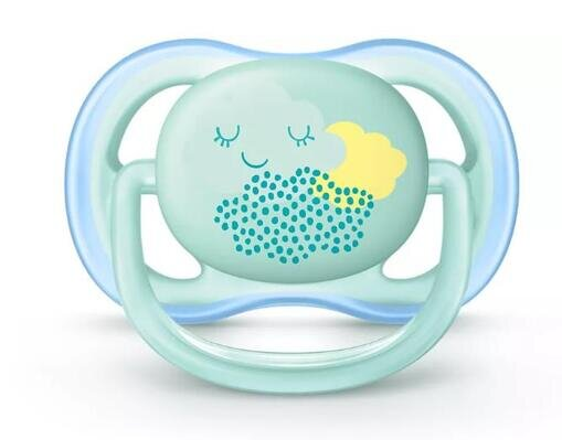 Пустушка силіконова Philips Avent Ultra Air SCF344/20, 0-6 місяців, 2 шт