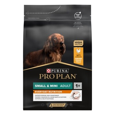 Корм сухий Purina Pro Plan Dog Small & Mini Adult з куркою і рисом, 3 кг