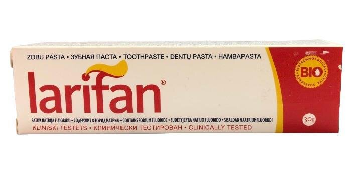 Зубна паста Larifan Ларифан М'ята, 30 г