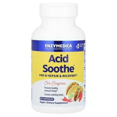 Ензими Enzymedica Acid Soothe від печії, 90 капсул