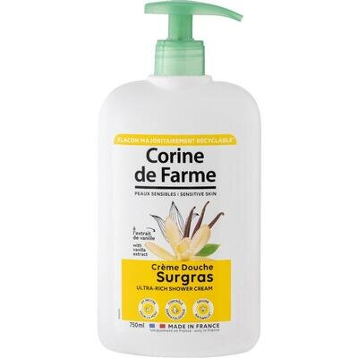 Гель-крем для душу Corine de Farme живильний з екстрактом мадагаскарської ванілі, 750 мл