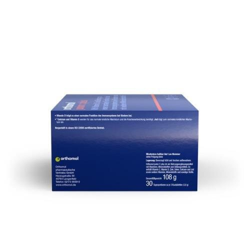 Ортомол Junior C Plus таблетки жувал. машинки зі смаком лісових ягід, курс 30 днів №90